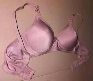 Shimmer Satin Padded Bra