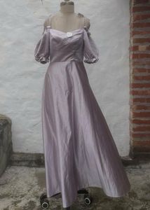 Elegant Lavender Off-Shoulder Dress🎀🦋💖