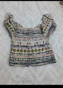 Boho Print Cotton top