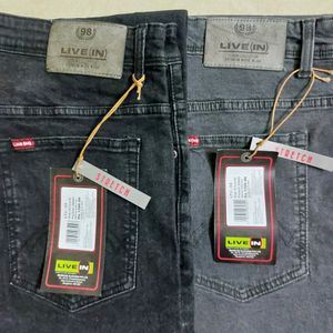 Live-in Top Notch Jeans - Size 40 x2