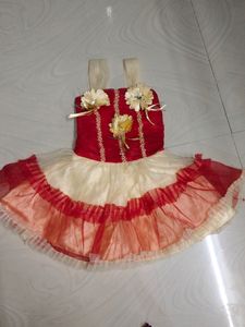 2-3 Months Baby Girls Frock