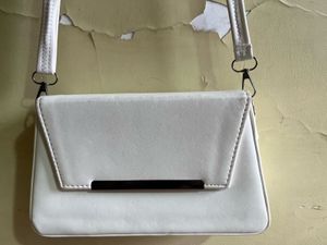 Stylish White Crossbody Bag