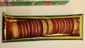 Red &amp; Gold Bridal Chura Set