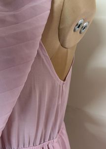 Off Shoulder Peach Dress