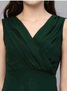 Women’s Green Sleeveless Maxi Dress