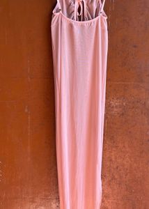 Sheer Mesh Nightgown - Pink