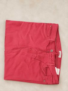 Vibrant Red Women's Pants