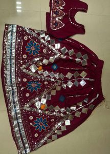2 pair child choli maroon &amp; wine colou