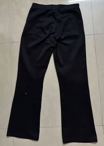 Branded Black Flared Pants