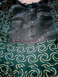 Beautiful Green Ethnic Gown