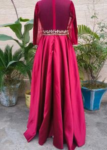 velvet and satin gown ❤️🍁