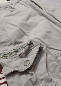 Grey Cargo Pants