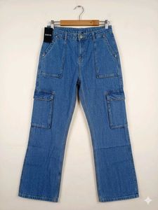 new Blue Cargo Jeans