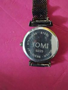 TOMI Silver-Tone Mesh Watch