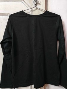 Sparkling Black Long Sleeve Top