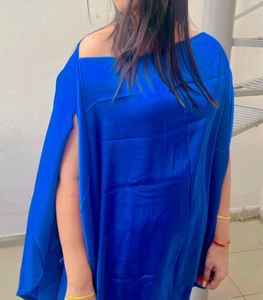 Elegant Blue Silk Kurta Set