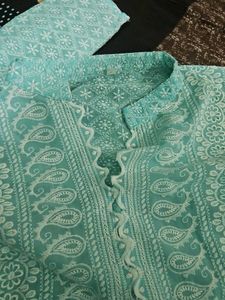 Elegant Light Blue Chikankari Kurta