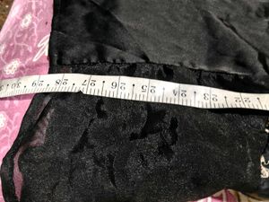 Chic Black Dress with Unique Print