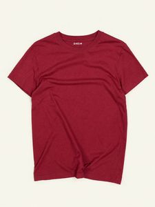SHEIN Basic Burgundy T-Shirt