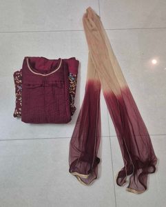 Beautiful Embroidered Ethnic Gown