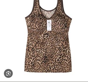 Leopard Print Camisole Tank Top