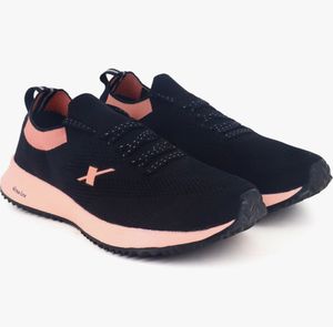 Stylish Black &amp; Peach Sneakers