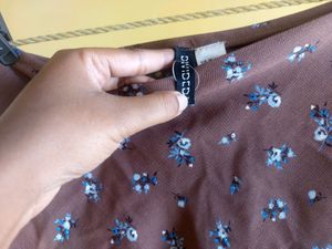 H&amp;m Brown mini Skirt