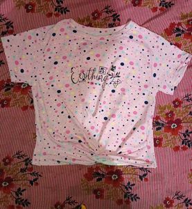 Cute Polka Dot Crop Top!!🎀 Wear it and feel girli