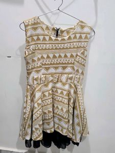 a short dress