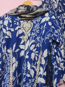 patchwork printed suit