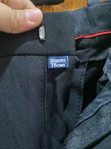 Men's Black Formal Trousers