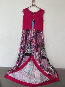 Patchwork Print Dress