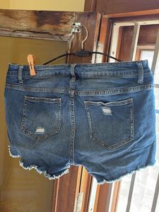 Distressed Y2K Denim beach Shorts