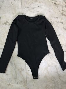 Classic Black Long Sleeve Bodysuit