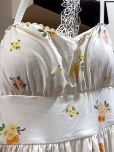 Floral Print padded Summer Dress super smooth