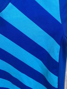 Adidas Blue Striped Soccer Jersey