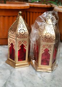 Set of Two Decorative Lanterns