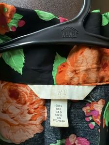 Chic Floral Twist Front Dress