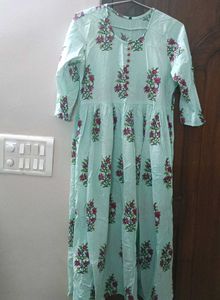 Floral Print Cotton Kurti