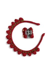Boho Crochet Hair Accessories Set