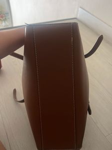 Classic Brown Leather Tote Bag
