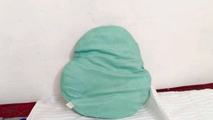 doll pillow and rabbit plushie combo