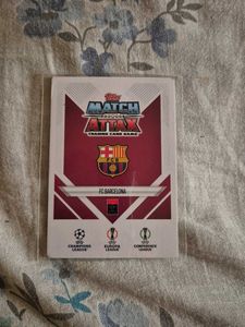 Lionel Messi football match attax card