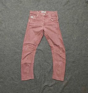 Jack &amp; Jones Core Workwear Faded Burgundy Denim