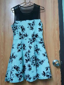 Floral Print Fit &amp; Flare Dress