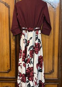 Floral Print Maxi Dress