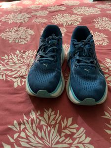Blue Puma Running Shoes