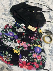 Chic Floral Print Dress