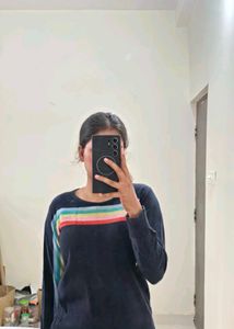 Striped Knit Sweater