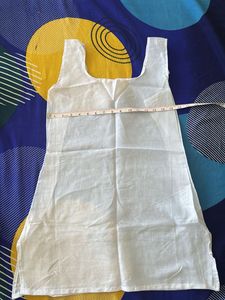 White Embroidered Kurti